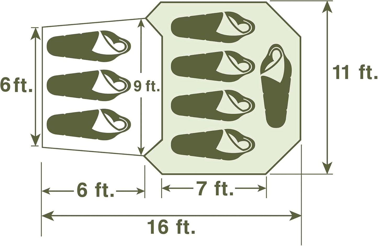 Klondike 8 Person Tent